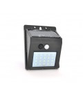 Уличный фонарь c cолнечной панелью 20 SMD LED, датчик движения, датчик освещенности, крепление на стену, Black, BOX
