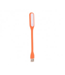 Фонарик гибкий LED USB, Orange, OEM
