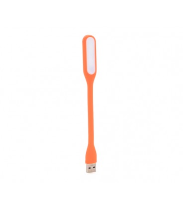 Фонарик гибкий LED USB, Orange, OEM