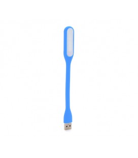 Фонарик гибкий LED USB, Blue, OEM