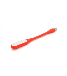 Фонарик гибкий LED USB, Red, OEM