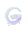 Настольная лампа-ночник G11, Bluetooth колонка, бспроводная зарядка телефона, свет RGB, Box