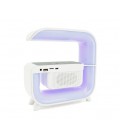 Настольная лампа-ночник G3, Bluetooth колонка, бспроводная зарядка телефона, свет RGB, Box