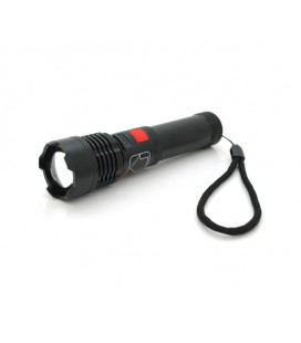 Фонарик Bailong BL-X72-P90, 3 режима, алюминий, встроенный аккум, USB кабель, BOX