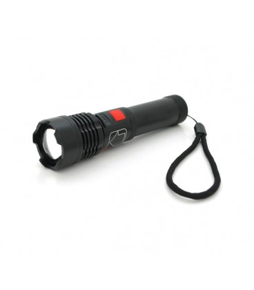 Фонарик Bailong BL-X72-P90, 3 режима, алюминий, встроенный аккум, USB кабель, BOX