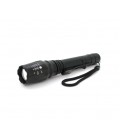 Фонарь ручной Watton WT-241, 1LED Cree Q5, 3W, 5 режимов, ZOOM, 2х18650/2800mah, Black, IP44, СЗУ+АЗУ, 222х34х25мм, BOX