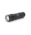 Фонарь ручной Watton WT-313, 1LED Cree T6, 3W, 5 режимов, ZOOM, 18650/2800mah (переходник3*AAA), Black, IP44, СЗУ, 120х33х33мм, 