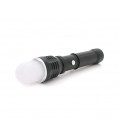 Фонарь ручной Watton WT-282, 1LED CREE Q5, 3W, 2 режима, ZOOM,18650 /ААА/1300mah, Black, IP40, СЗУ+АЗУ, 190х45х30мм, BOX