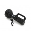 Фонарь поисковый POWERMASTER HY-788, 1LED T6, 10W, 3 режима, 2400mah, Black, IP40, USB кабель, 220х95х95мм, BOX