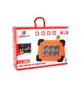 Переносной фонарь-прожектор Leovin LE-068+Solar (30W), 36 LED(SMD), 4 режима, встроенный аккумулятор, заряд от 5V, USB выход, Bo