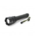 Фонарь ручной Bailong BL-L-6-P90, 1LED P90, 50W, 3 режима, ZOOM,2х18650/12800 Black, IP44, кабель USB- micro, 230х50х32мм, BOX