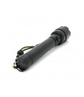 Фонарь ручной Bailong BL-L-6-P90, 1LED P90, 50W, 3 режима, ZOOM,2х18650/12800 Black, IP44, кабель USB- micro, 230х50х32мм, BOX