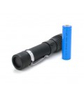 Фонарик ручной Watton WT-028, Cree T6+16SMD, 3 реж., ZOOM, 6800mAh аккумулятор, зарядка microUSB, IP44. 135 х 30 х 20. BOX
