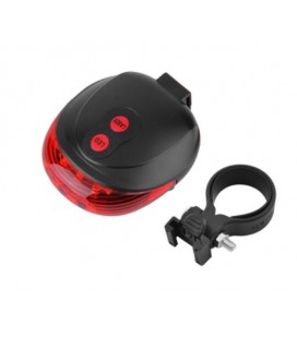 Фонарик Bailong велосипедный BL-118, 5 LED, питание 3*1.5'ААА', BOX