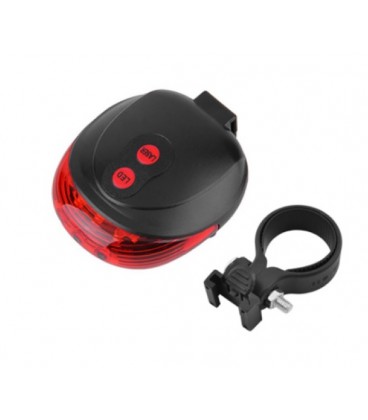 Фонарик Bailong велосипедный BL-118, 5 LED, питание 3*1.5'ААА', BOX