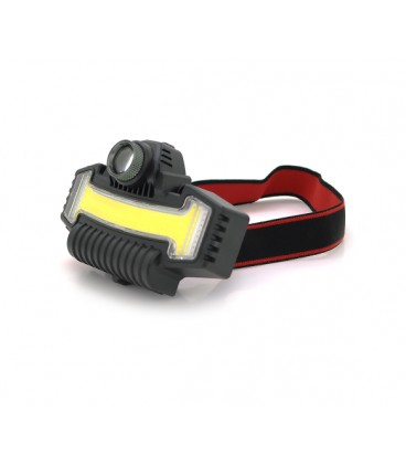 Налобный фонарик Bailong BL-W685-LTS+COB+RGB, 5 режимов, водостойкий, ударостойкий, встроенный аккум, USB кабель, Box