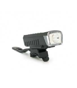 Фонарик велосипедный HY-2266, 3 режима, встроенный аккум, USB кабель, BOX