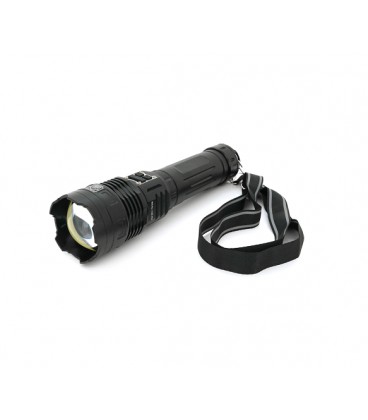 Фонарь поисковый PLD-S011-TG+COB, 5 режимов, power bank 6000mAh(3(2*18650)), IP65, питание от USB кабеля, 300х170х90мм,1,35кг, Р