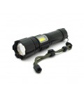 Фонарь ручной Voltronic XHP70-XST1821, 1LED Cree XHP50.2, 19W, боковой светодиод, 7 режима, ZOOM,18650/ААА /2600mah, Black, IP40