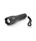 Фонарь ручной PIPO XML-T6, 1LED Cree T6, 3W, 5 режимов, ZOOM, 18650/2800mah (переходник3*AAA), Black, IP44, СЗУ, 130х30х27мм, BO