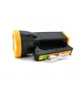 Фонарь поисковый XO XO-YH02, 1LED T6, 3W, 3 режима, 1200mah, Black/Yellow, IP40, USB кабель, 195х85х130мм, BOX