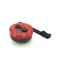 Задний стоп для велосипеда QX-W07A, 4 режима, встроенный аккум, кабель USB, Red, Box