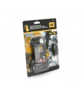 Фонарь налобный CAT CT4305, 800LM, 3 режима, питание от 2*26650, Blister