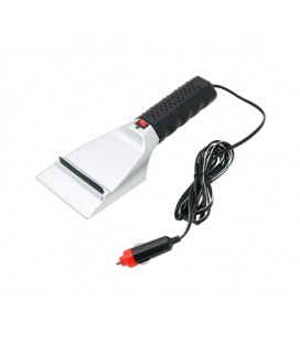 Скребок автомобильный с подогревом, питание от прикуривателя 12V, 20W, 20x10см