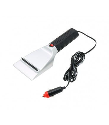 Скребок автомобильный с подогревом, питание от прикуривателя 12V, 20W, 20x10см