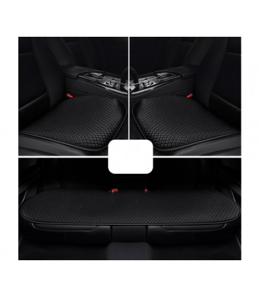 Комплект накидок на переднее и задние сидения, черные