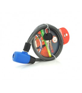 Замок велосипедный на ключе YT1580, длина 700мм, Mix color