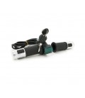 Ручка газа с ключем для электровелосипеда 12-72V+вольтметр, Box
