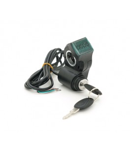 Замок зажигания для электровелосипеда с вольтметром 12-72В