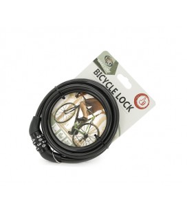 Замок велосипедный цепной кодовый YT427L, длина 8*1200мм, Mix color