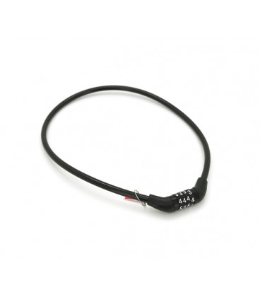 Замок велосипедный цепной кодовый YT427, длина 8*650мм, Mix color