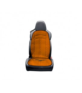 Накидка на автомобильное сидение с подогревом, питание от USB, 12V, кофейная