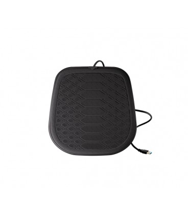 Коврик подстилка с подогревом от USB для автокресла, 5V, 46x46см, черный