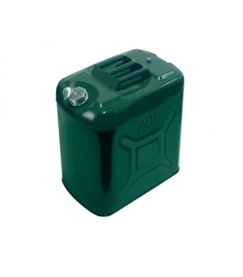 Канистра Merlion YT-HS-FX-60L, металлическая с клапаном + гибкая лейка, 60л, 472х305х545мм, Green