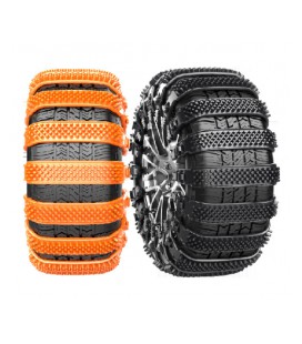 Стяжки противоскользящие автомобльные, шипованые, до -50°С, Orange