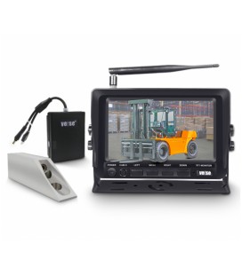 Беспроводной комплект камера + 7'AHD для высотного штабелера, IP68, 2.4GHz, BOX