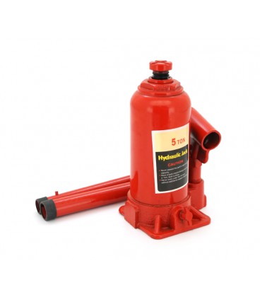 Домкрат гидравлический 5т, высота подхвата 195мм, высота подъема 380мм