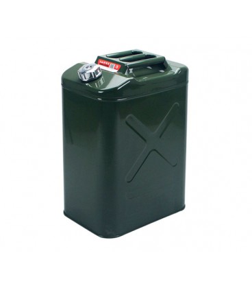 Канистра Merlion YT-HS-FX-40L, металлическая с клапаном + гибкая лейка, 40л, 355х255х530мм, Green