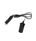 Удлинитель прикуривателя авто, 3 метра, 12V, 60W, черный