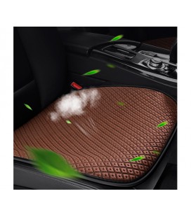 Подушка накидка на переднее сиденье, квадратная, кофейная