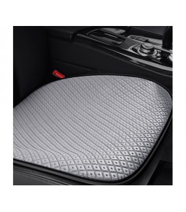 Подушка накидка на переднее сиденье, квадратная, серая