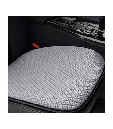 Подушка накидка на переднее сиденье, квадратная, серая