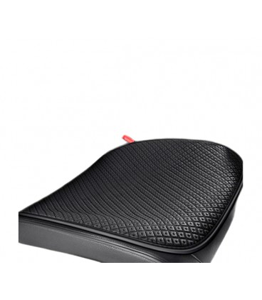 Подушка накидка на переднее сиденье, квадратная, черная