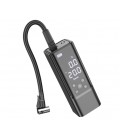 Портативный воздушный насос HOCO ZP7, до 10 атм, встроенный аккумулятор 5000mAh, фонарик, Black, Box