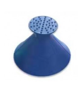 Конусная воронка-лопатка, от снега, для очистки автомобиля, ABS, синяя