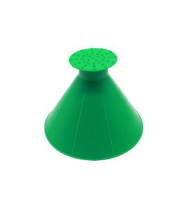 Конусная воронка-лопатка, от снега, для очистки автомобиля, ABS, зеленая